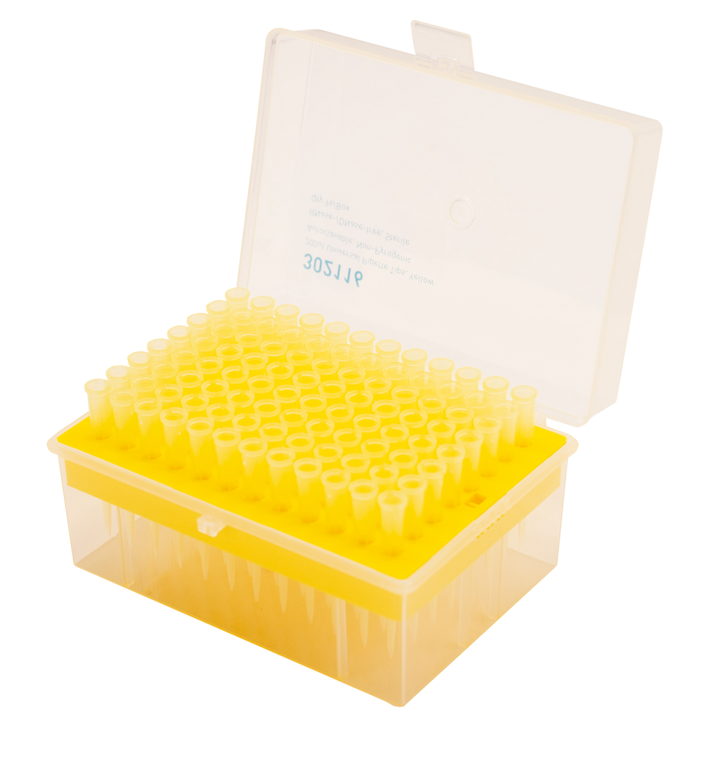 200 µL Universal Pipette Tips, Racked, Sterile
