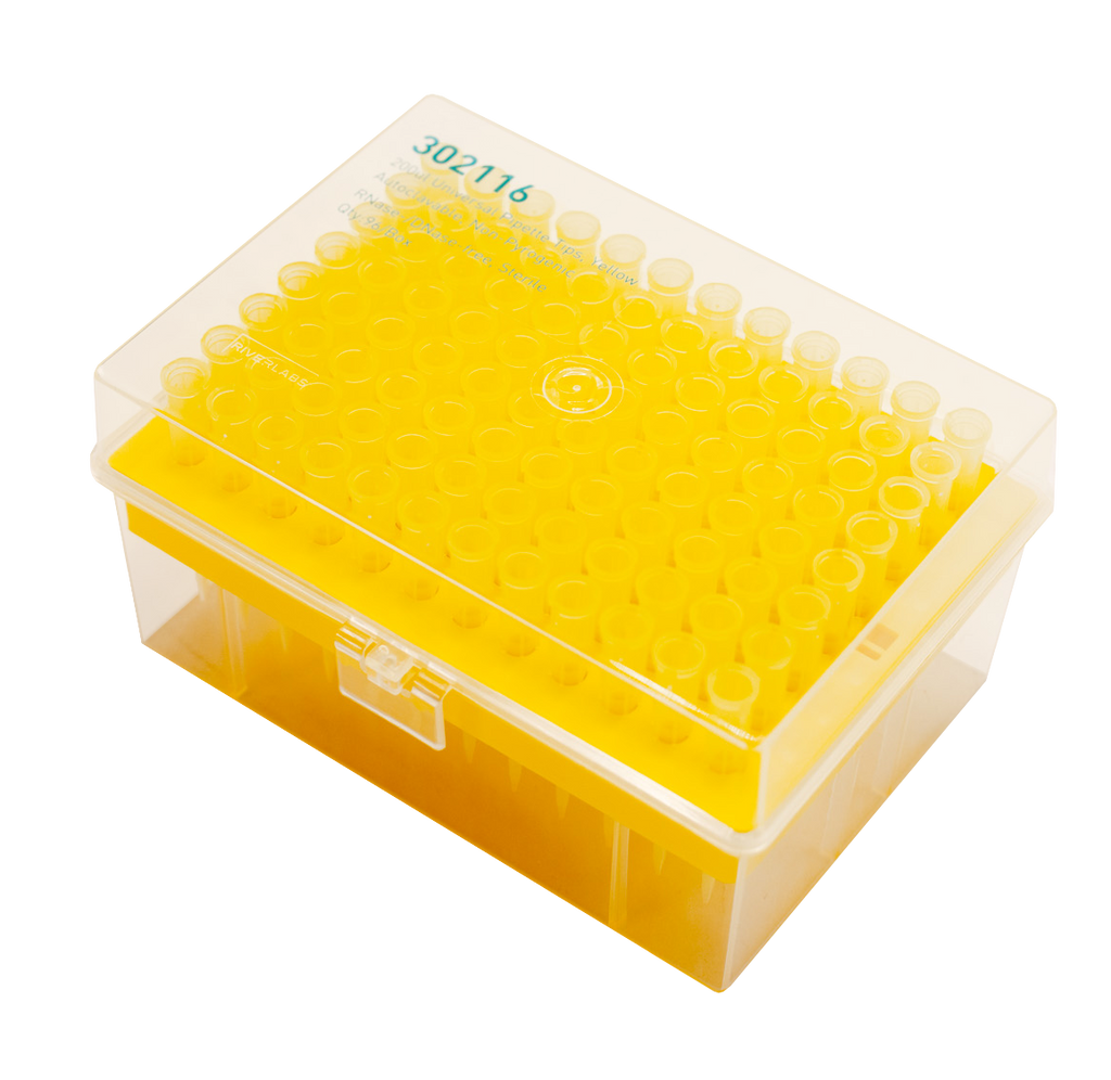 200 µL Universal Pipette Tips, Racked, Sterile