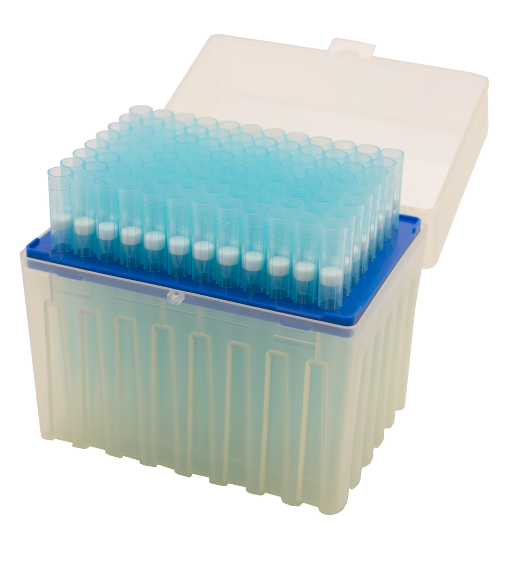 1000 µL Filtered Universal Pipette Tips, Racked, Sterile