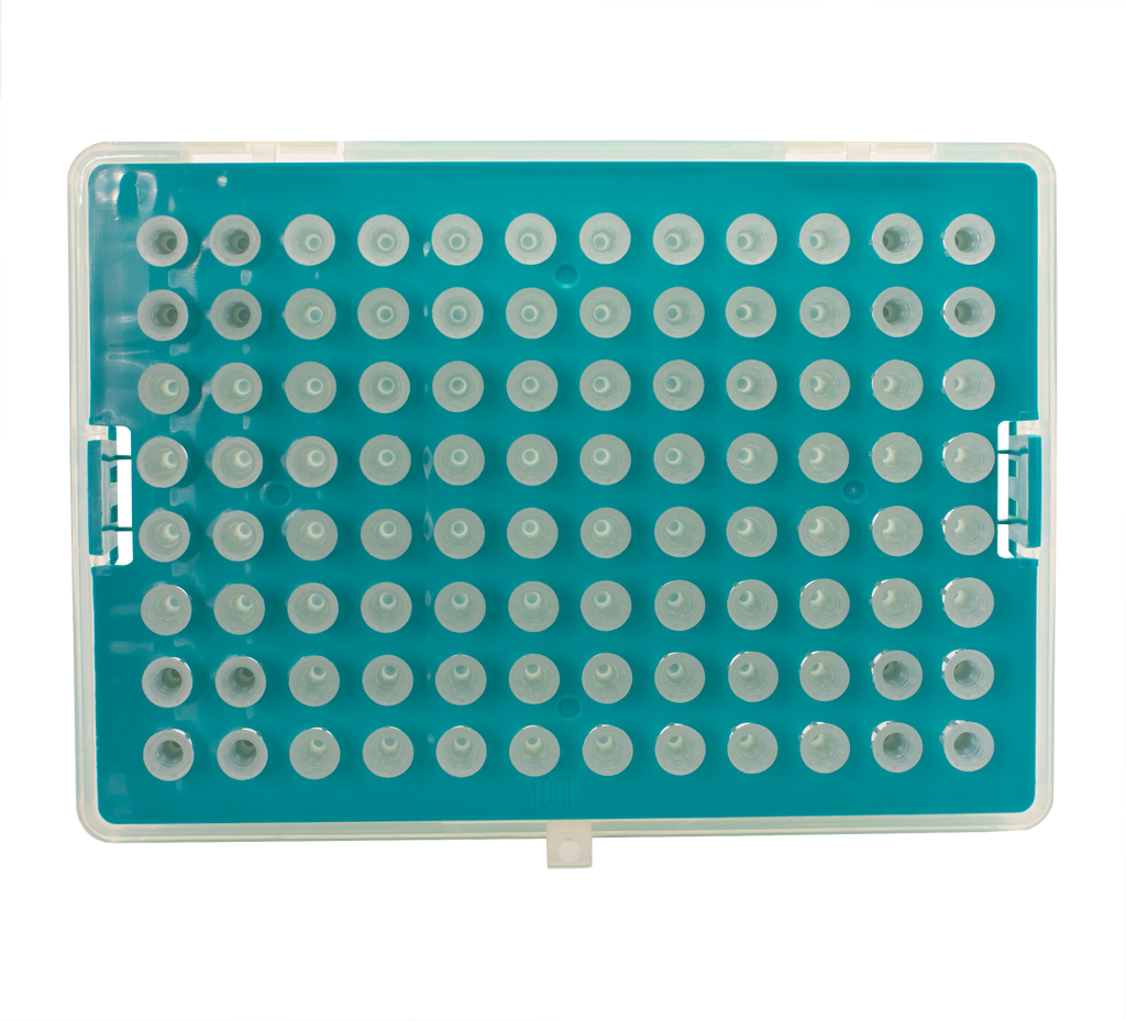 10 µL Filtered Universal Pipette Tips, Racked, Sterile