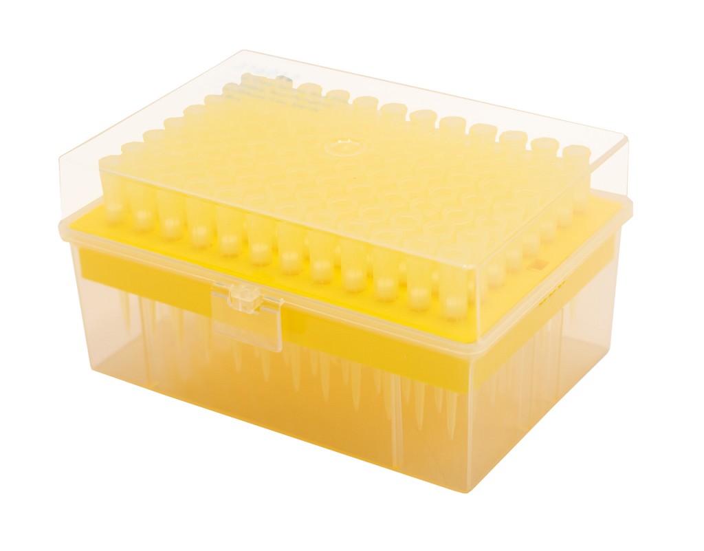100 µL Filtered Universal Pipette Tips, Racked, Sterile