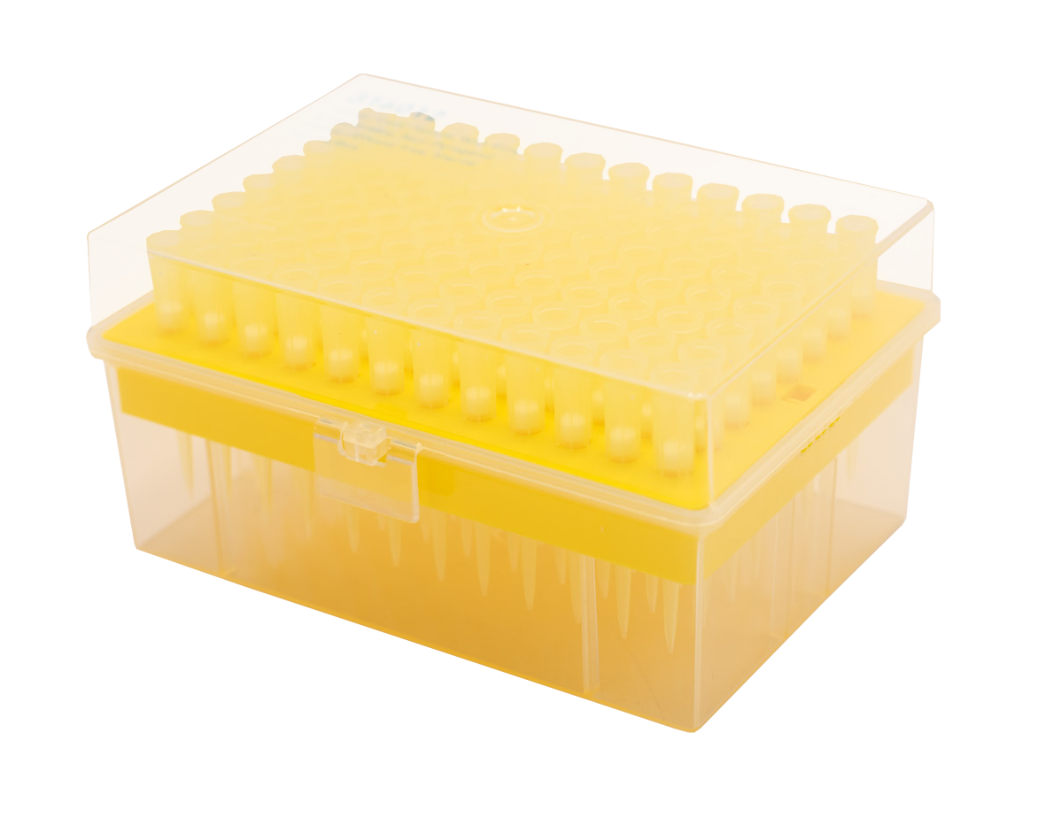 100 µL Filtered Universal Pipette Tips, Racked, Sterile