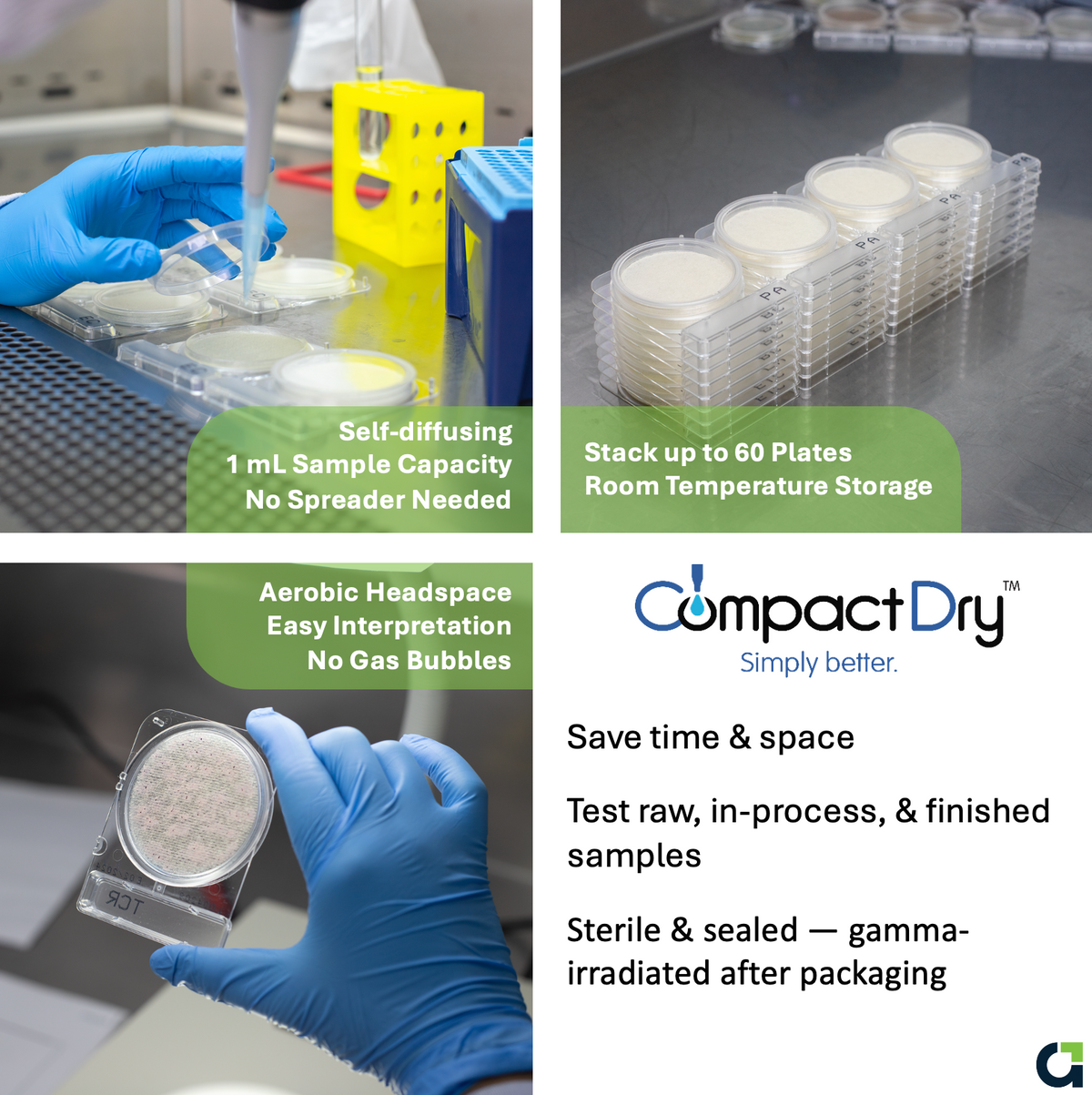 Compact Dry Disk Method Compact Dry TCR | Total Aerobic Count - Rapid – Advanced Food Diagnostics