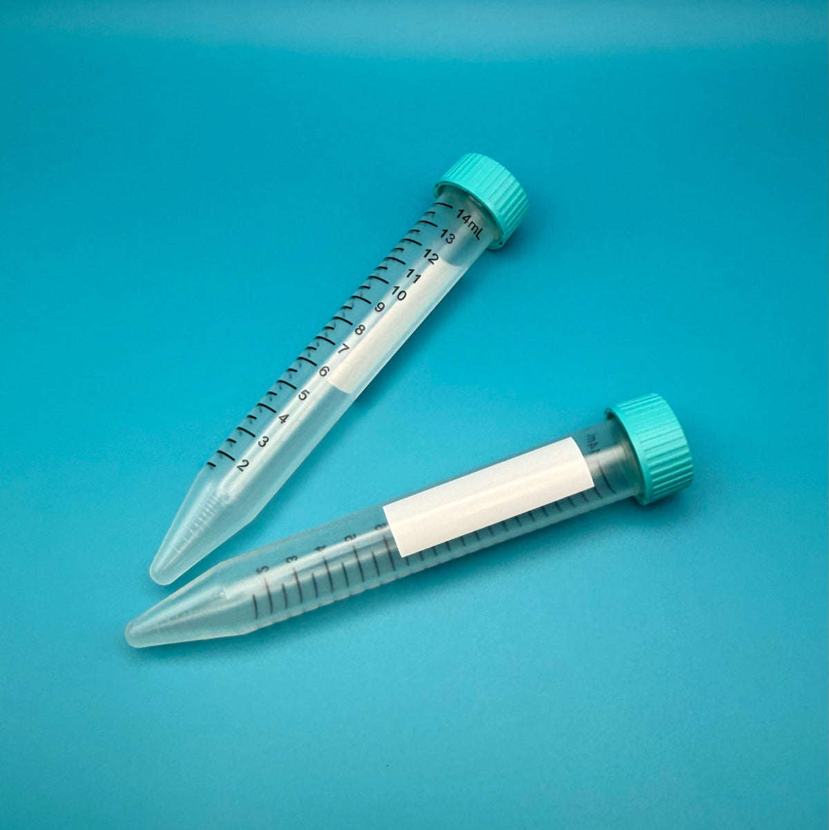 15 mL Centrifuge Tubes – Clear, Racked, Sterile (Rack of 50 Tubes)