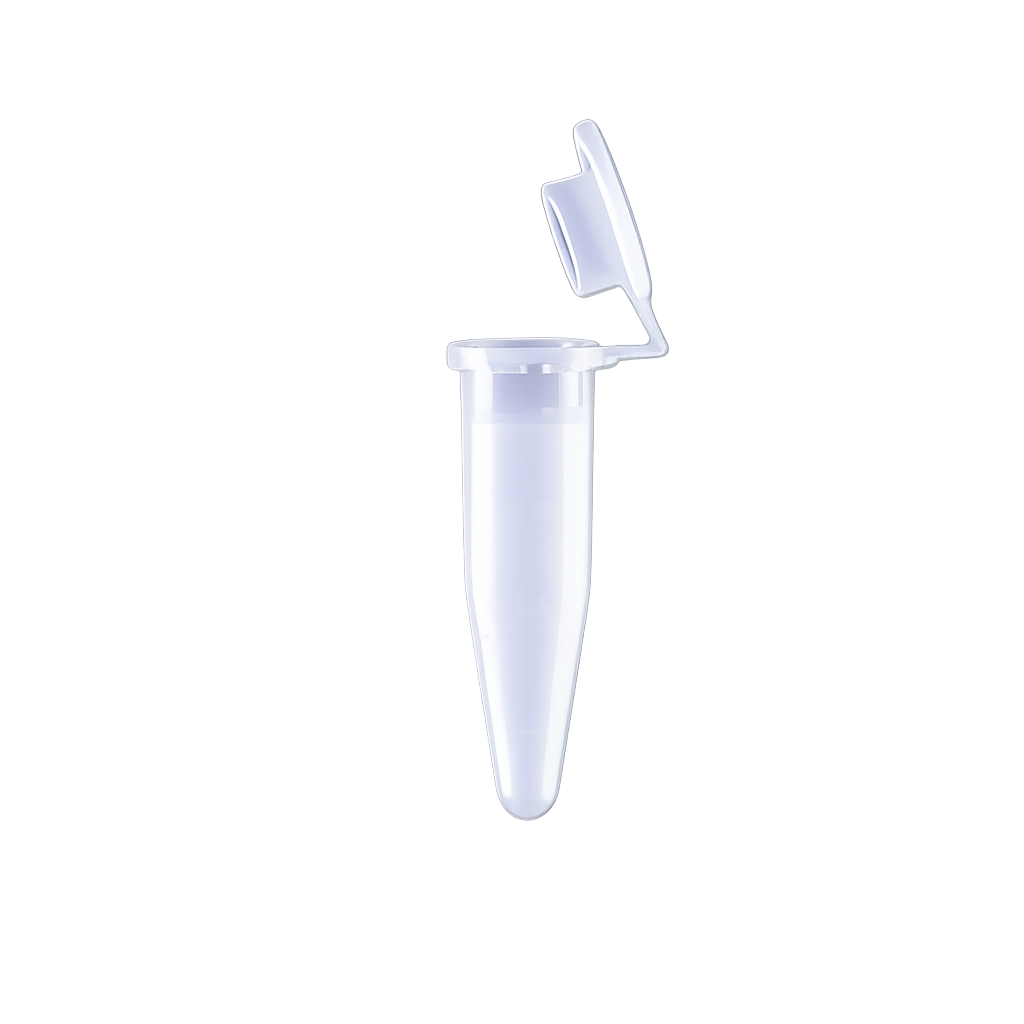 1.5 mL Microcentrifuge Tubes – Clear, Conical, Lock Cap, Sterile