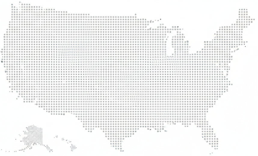 Map of United States event locations